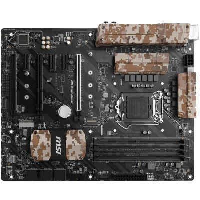 

MSI (MSI) Z270 CAMO SQUAD motherboard (Intel Z270 / LGA 1151