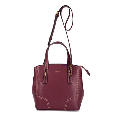 

Yan Man (INMAN) simple leisure fashion handbags wild style wallet shoulder bag handbag large-capacity dual-use package 6864050014 red