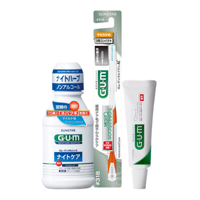 

318 toothbrush ultra-small head  soft hair * 1 + soft mint mouthwash 80ml * 1 + vanilla mint toothpaste 22g * 1