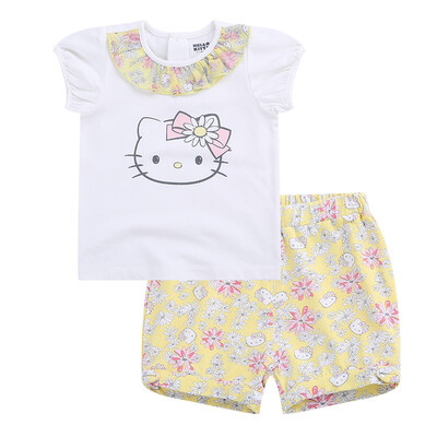 

HelloKitty children's short-sleeved suit jacket shorts out of the set KA722BA18W0190 the white 90
