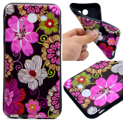 

Color flowers Pattern Soft Thin TPU Rubber Silicone Gel Case Cover for Samsung Galaxy A5 2017A520