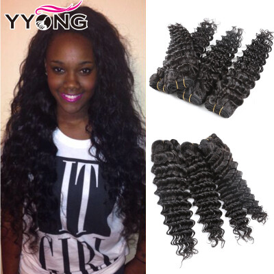 

Indian Virgin Hair Deep Wave 100% Indianhuman Hair Weave 4 Bundle Cheap Indian Virgin Hair 8A Indian Deep Wave Free Shipping