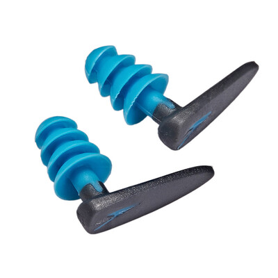 

Speedo (Speedo) swimming earplugs spiral design thermoplastic elastomer material waterproof soft and comfortable sound 215005-64 lake water blue