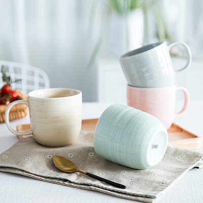 

Jingdong Supermarket] Yijia IJARL Creative Ceramics Mug Cup Couples Coffee Milk Cups Cups Mixed Color 4 Pack Yanyun FBLY300M