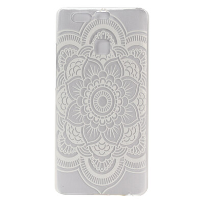 

Hexagonal flower Pattern Soft Thin TPU Rubber Silicone Gel Case Cover for HUAWEI P9