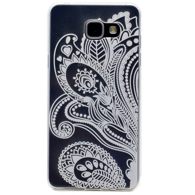 

Half flower Pattern Soft Thin TPU Rubber Silicone Gel Case Cover for SAMSUNG Galaxy A3 2016A310