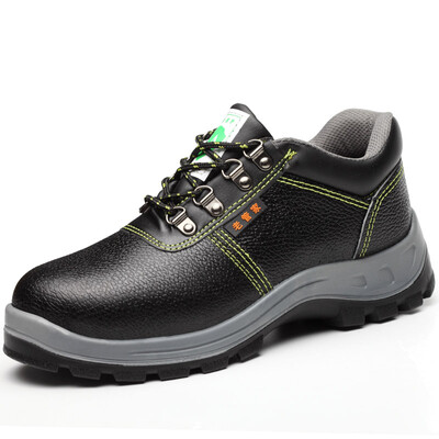 

Old housekeeper LAOGUANJIA LG-128 labor insurance shoes male anti-smashing piercing steel Baotou solid bottom anti-static work shoes black 40 yards