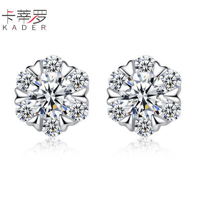 

Katie Luo (KADER) snowflakes 925 silver earrings personalized accessories jewelry