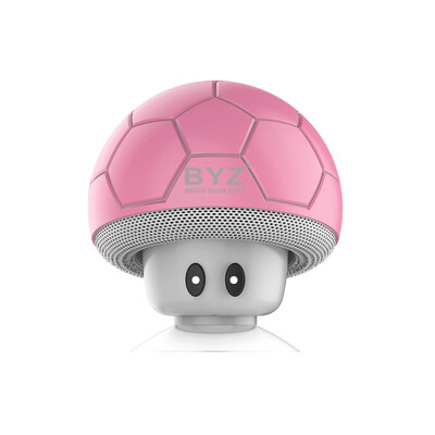 

BYZ BTS006 Mushroom head mini беспроводной Bluetooth аудио портативный телефон маленькие громкоговорители наружный присоска звук розовый