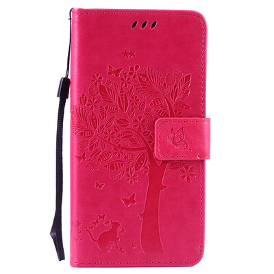 

Rose Tree Design PU Leather Flip Cover Wallet Card Holder Case for HUAWEI HONOR 5C