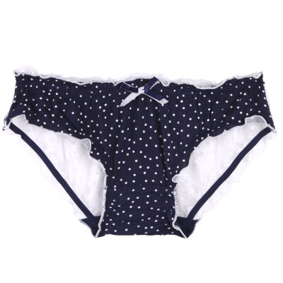 

Sweet girl Japanese sexy underwear waist hip lace flower Ruffle briefs dot Leggings panties female leopard cuecas women knickers