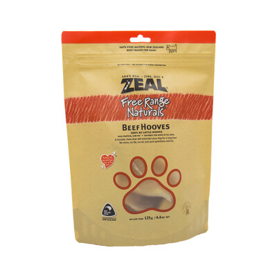 

New Zealand Import Sincerity (ZEAL) Natural Pet Dog Snack Masks Dent Butter Dog Bite Bindsurge Small Calf Hoof 125g