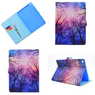 

Star tree Style Classic Flip Cover with Stand Function and Credit Card Slot for Apple iPad 6/iPad Air 2