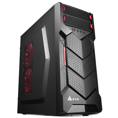 

GOLDENFIELD (Золотое поле) источник запуск черный и красный игровой корпус (ATX материнская плата поддерживает / У3 / SSD / Известный / без инструментов / сильное охлаждение / пыль)