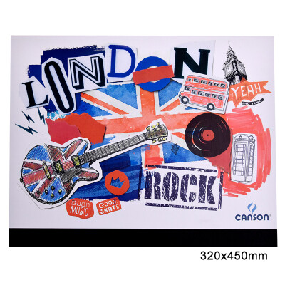 

CANSON) Color Cover Painting Clip Sketch Sketch Sketch Frame 8K (320x450mm