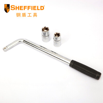 

Steel shield S117003 car tire wrench 3 piece set -shaped wrench labor-saving socket wrench car repair tools