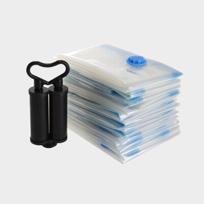 

Jingdong Supermarket Jia Bai compression bag sealed vacuum dust clothing quilt storage bag 9 wire thicker 8 loaded 2 large 2 in 4 small containing double-tube air pump