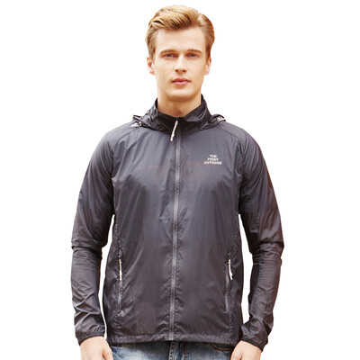 

THE FIRST OUTDOOR skin clothing outdoor skin windbreaker light breathable sports windbreaker 633722 female models shallow water green M