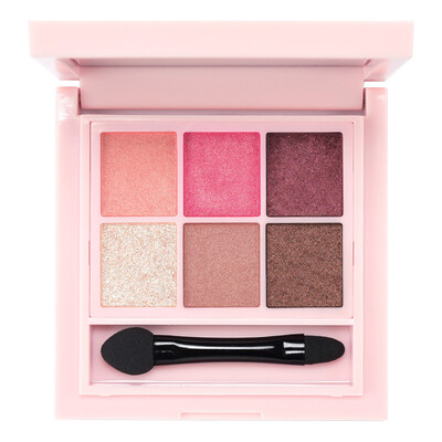 

Juvenile spring CHIOTURE Ambilight six color eye shadow 3g 01 bare makeup easy to color anti-blooming eye shadow peach makeup
