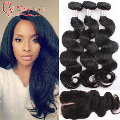 

Brazilian Virgin Hair Body Wave With Closure Brazilian Hair With Closure Wet And Wavy With Closure 7a Unprocessed Virgin Hair