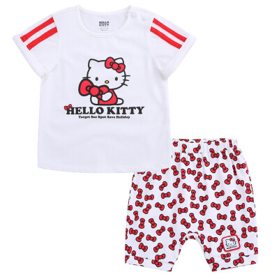 

Hello Kitty Children Short Sleeve Set Top Shorts Outline Kit KA722BA22W0190 White 49