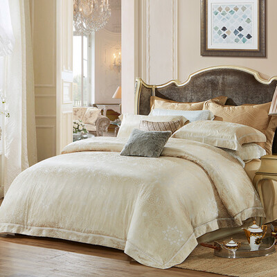 

LUOLAI pure silk cotton four-piece set 220*250 gold
