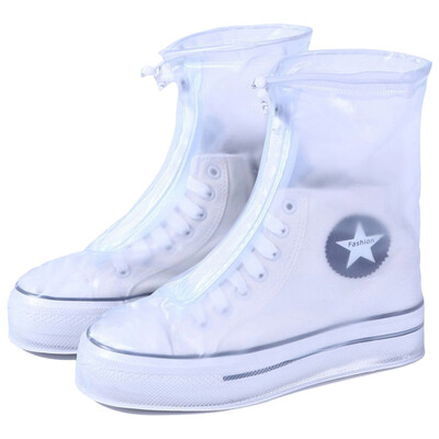 

Youyou (YOUAO) men and women in the tube with a flat rain boots cover rain raincoat a pair of mounted L UYX-L