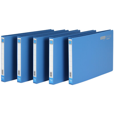 

Kimley Lee KF122 A5 financial notes folder cash register blue 5 loaded