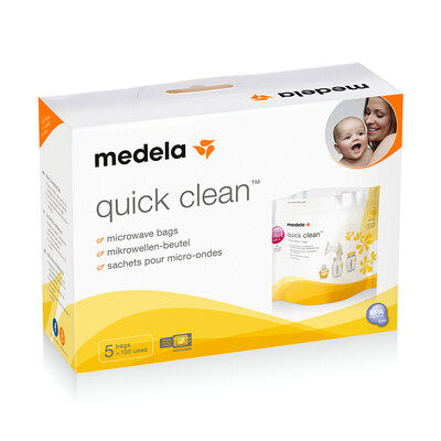 

Medela microwave sterilizer bags can be used 20 times per piece 5 pieces