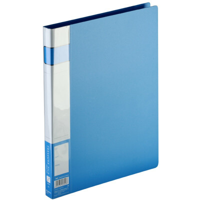 

Comix) A603 A4 folder / folder / long stick folder blue office stationery