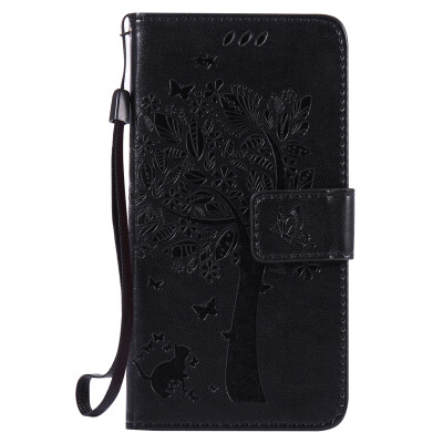 

Black Tree Design PU Leather Flip Cover Wallet Card Holder Case for SAMSUNG A5