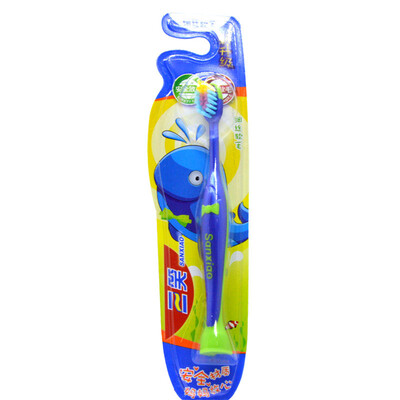 

Three laugh health good children colorful ocean toothbrush fine hair soft hair 4 years old