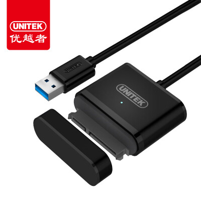 

(UNITEK) Y-1093BBK USB3.0 to sata конвертер кабель жесткого диска простой привод 2,5 / 3,5-дюймовый жесткий диск данных кабель с мощностью черный 120 см