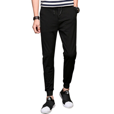 

GLO-STORY Брюки Мужские мужские корейские Slim Slim Брюки Модные брюки Мужские LWK71301 Черный XL