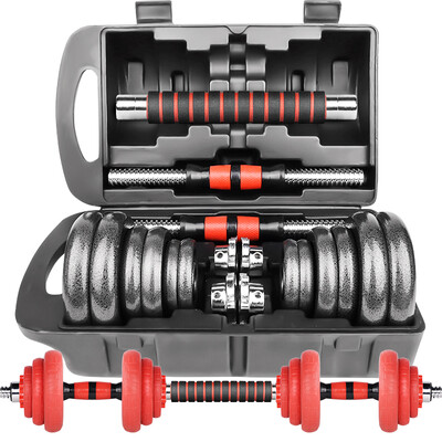 

Shuangpai fitness machine detachable plating dumbbell Male Dumbbell