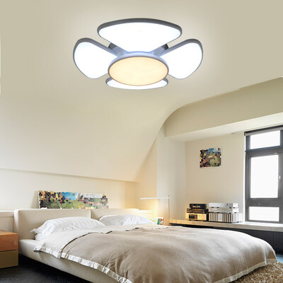 

NVC Ceiling Lamps Living Room Lamps Bedroom Lamps Led Lamps Can Be Controlled Creative Floral Lamps Round Tri-color Adjustable 80W3000K 6500K