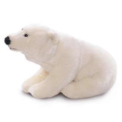 

National Geographic (NATIONALGEOGRAPHIC) Arctic Series Animal Dolls Plush Toy Simulation Model Children Baby Animal World Decoration Polar Bear 12