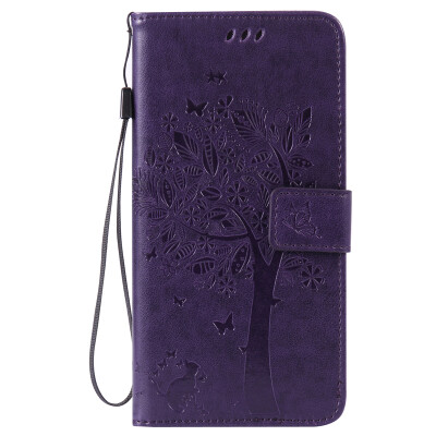

Purple Tree Design PU кожа флип крышку кошелек карты держатель чехол для IPHONE 6 PLUS
