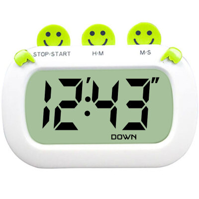 

Jingdong supermarket] HAPTIME YGH523 learning reminder kitchen timer clock countdown alarm clock green (upgraded version