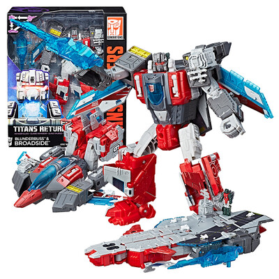 

Hasbro (Hasbro) Titan Трансформаторы Voyager-класс игрушка войны залп (красный и синий) C0277