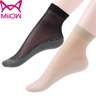 

Jingdong supermarket cat people MiiOW 10 pairs short stockings women velvet cotton silk stockings women thin through the anti-skid anti-hook wire breathable short socks socks