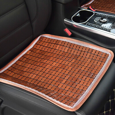 

Car Buddy companion car seat carbonized mahjong bamboo seat cushion car three sets of summer cool pad Office seat sofa cushion wide side linen hot flower HQ-ZD