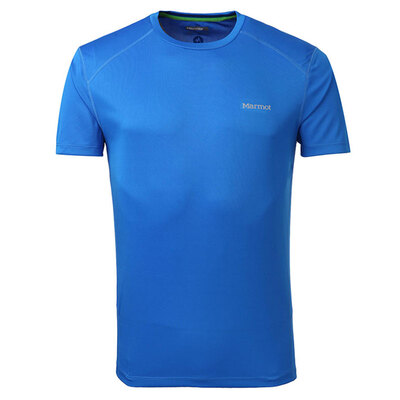 

Marmot Marmot quick dry T-shirt men's breathable sweat round neck short sleeve clothing F60390 black