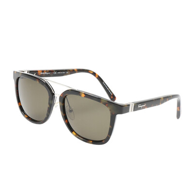 

FERRAGAMO Ferragamo Womens Classic Twilight Frame Twilight Mirror Legs Gray Lens Glasses Sunglasses SF809SA 206 56MM
