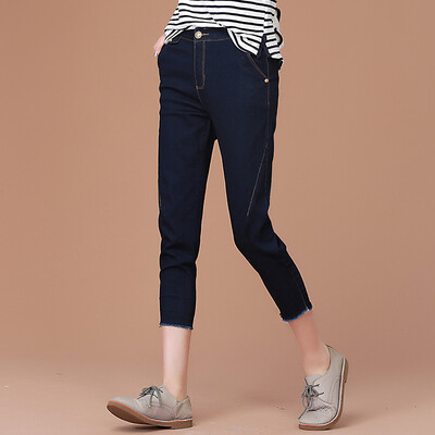 

CITYPLUS Artistic Versailles Wild Horns Harlem Jeans Women CWKN171154 Blue L