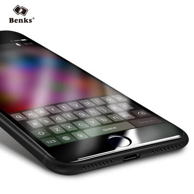 

Bunkers Benks iPhone7 Plus tempered film 3D surface full-screen full coverage of the tempered film Apple 7 soft edge shampoo HD mobile phone protective film black