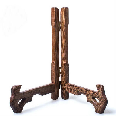 

Natural Wenge Wood Stand for Pu-erh Tea Cake Plate Dish Picture Presentation