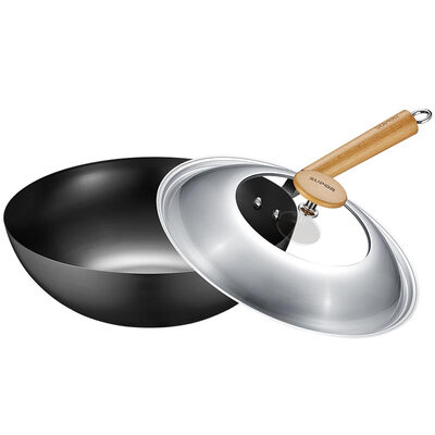 

Supor su su Zhen Zhenzhen stainless steel uncoated fire with 32cm light stir fry pan EC32RF01