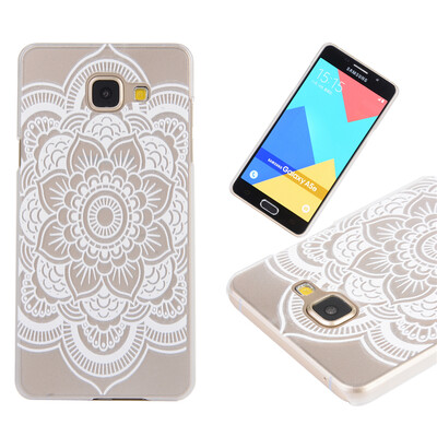 

Hexagonal flower Pattern Soft Thin TPU Rubber Silicone Gel Case Cover for Samsung Galaxy A3 2016/A310
