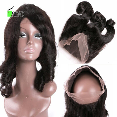 

360 Lace Frontal Closure Brazilian Virgin Hair Loose Wave Frontal Brazilian Loose Wave Lace Frontal Natural Hairline 360 Frontal